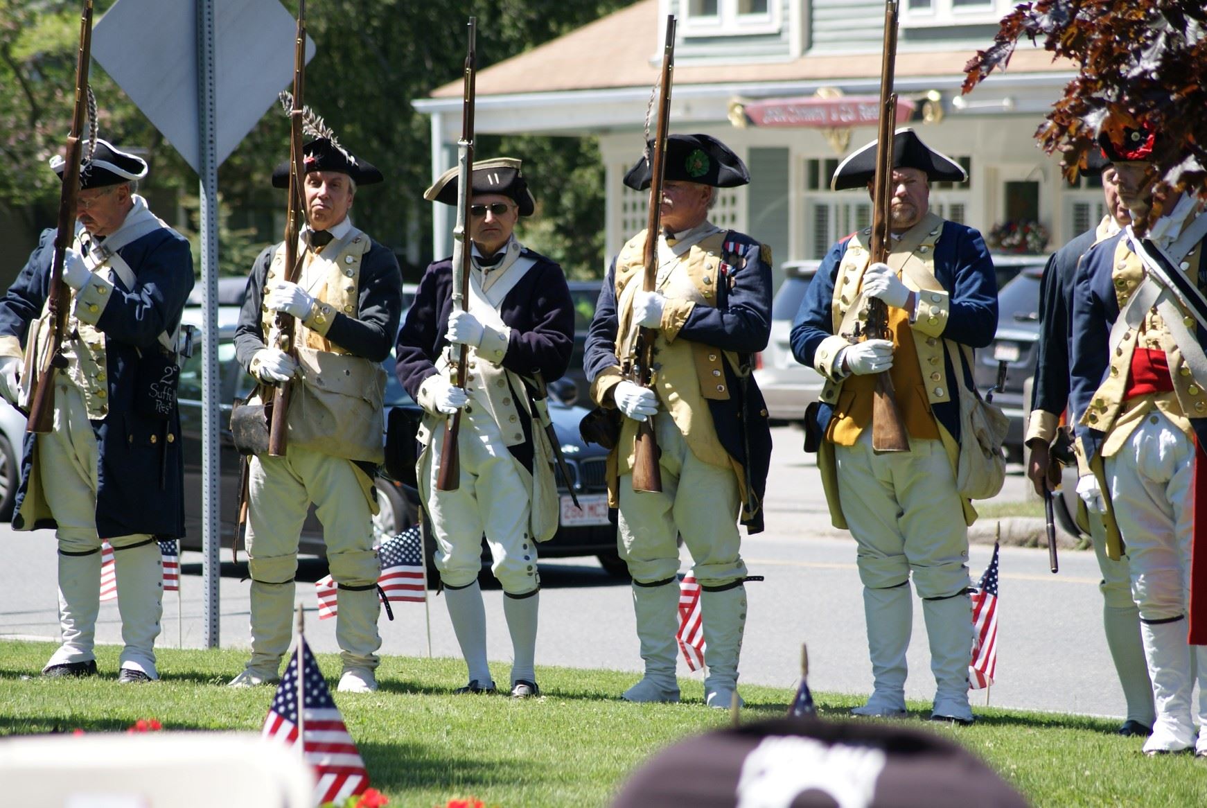 Hingham Militia in Historical Costume